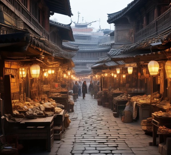 古韵千年商贸城，古色古香见证辉煌